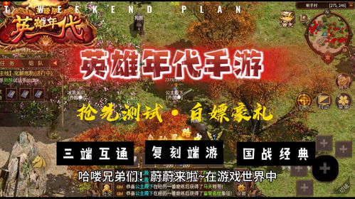 英雄年代手游,重燃战国烽火